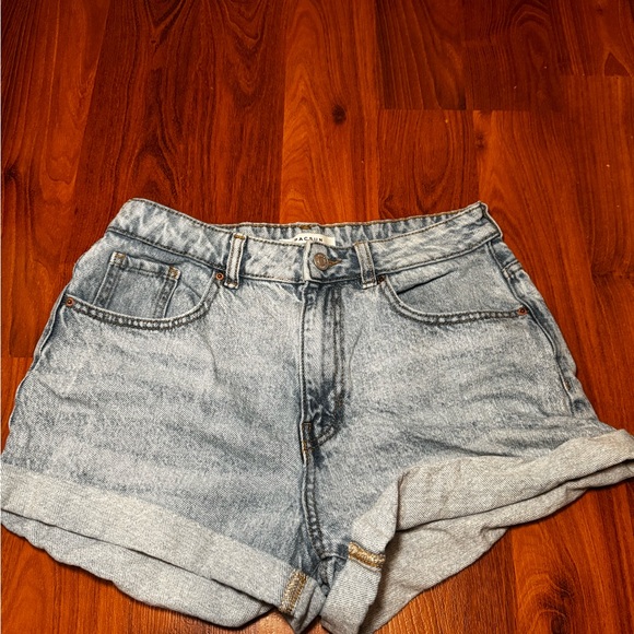 PacSun Pants - PacSun WomenLight Blue MomJean Shorts